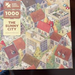 The Sunny City – 1000-Piece Jigsaw Puzzle 🧩🌞