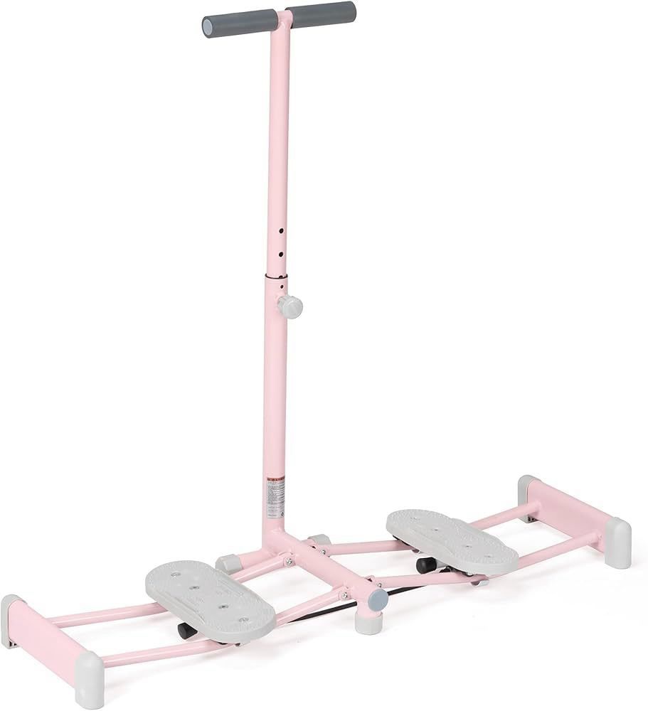 Exercise Equipment Ski Machine Simulated Ski Trainer with 4-Level Adjustable Non-Slip Pedal Armrest 550 Lbs Weight Capacity for Leg Pelvic Floor Muscl