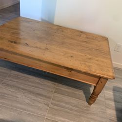 Antiques Pine Coffee Table