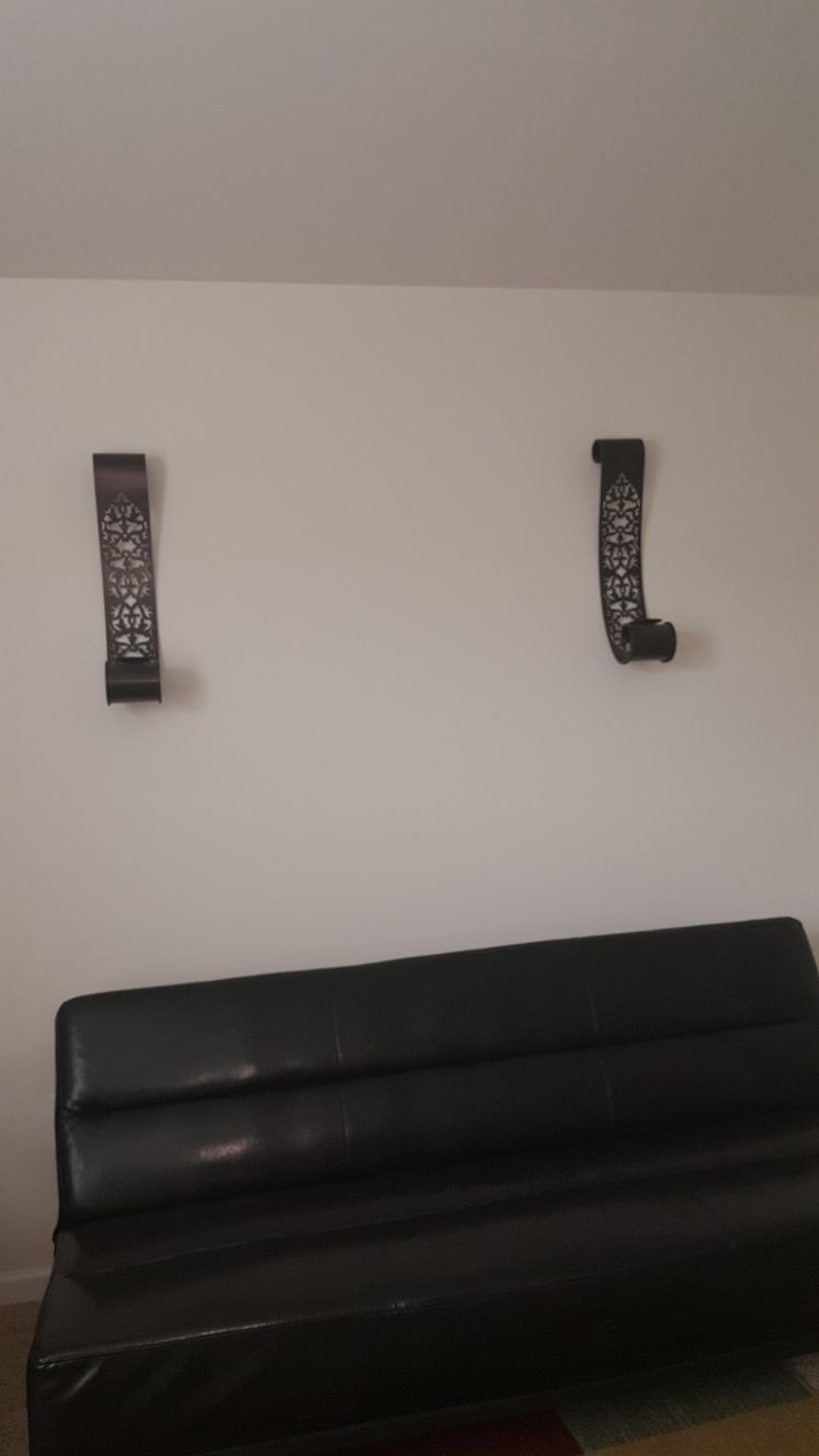 2 brown wall sconces from Kirklands