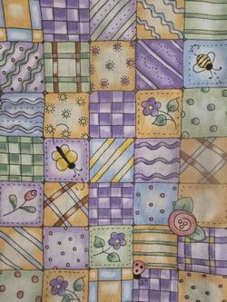 Vintage Dianna Marcus Cute Box Square Print