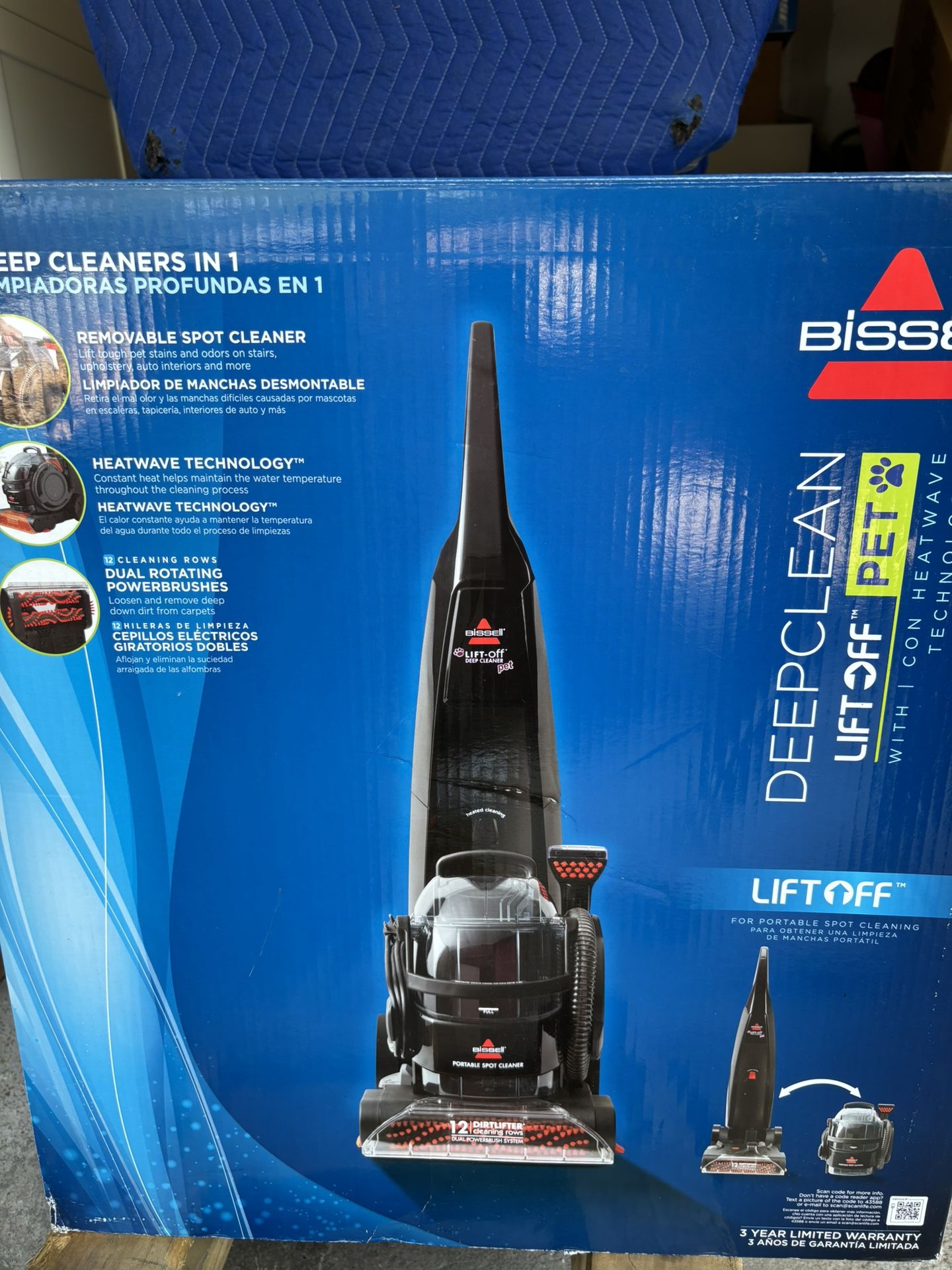 Bissell Deep Clean With Con Heatwave Technology 