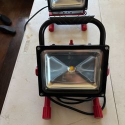 Set Of 2 Plug In Husky LED Lights