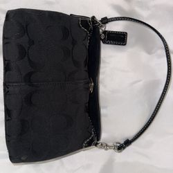 Coach turn lock bag/wristlet