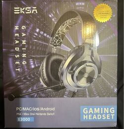EKSA E3000 Gaming Headset Wired headphones with Noise Cancelation