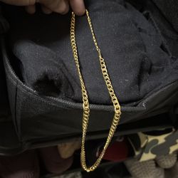 Gold plated chain