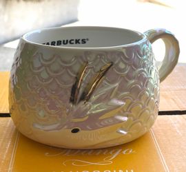 Starbucks scaled dragon mug