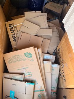 Mixed Lot of Moving Boxes