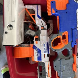 Assorted Toys, Guns rifles Xbox 