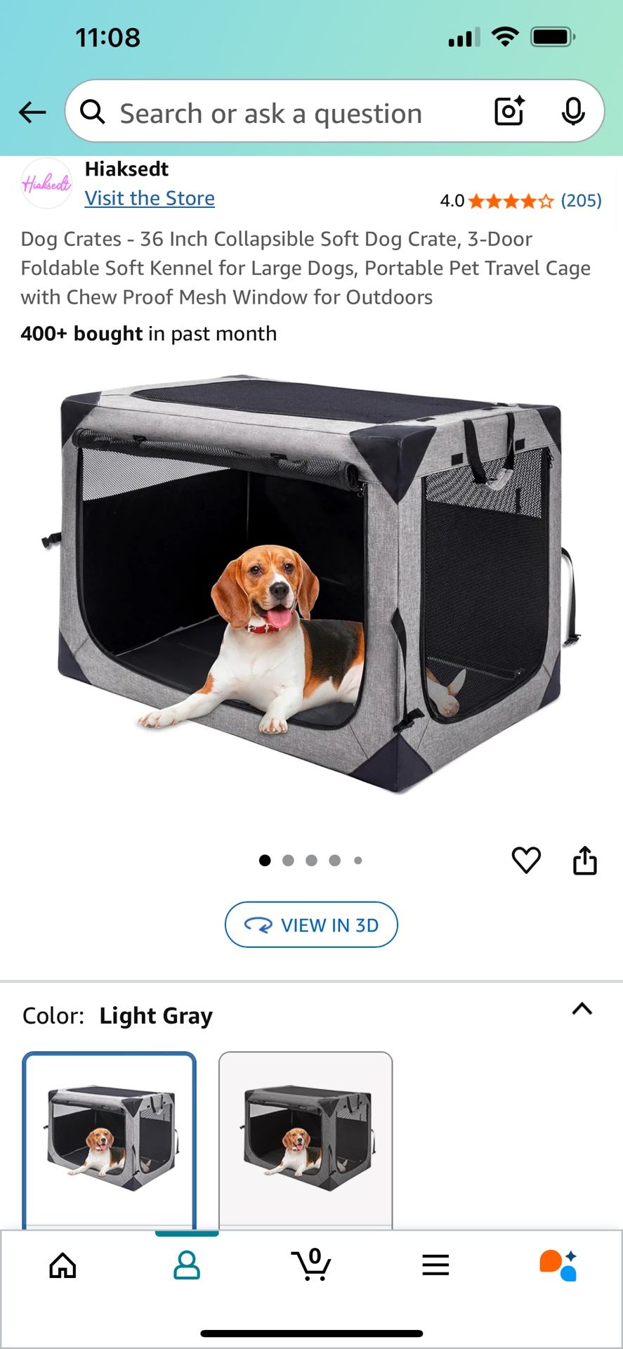 Collapsible Dog Kennel Large