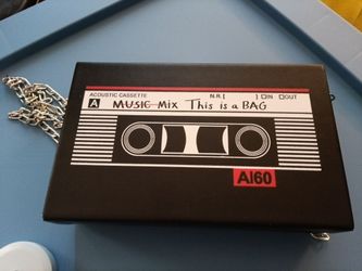 Cassette case novelty handbag
