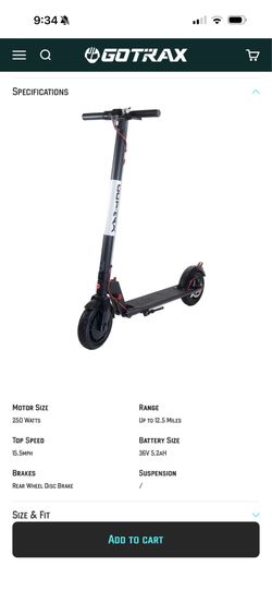 Gotrax electric scooter