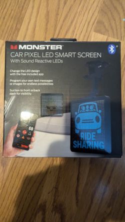 monster car pixel led smart screen brand new in box.
