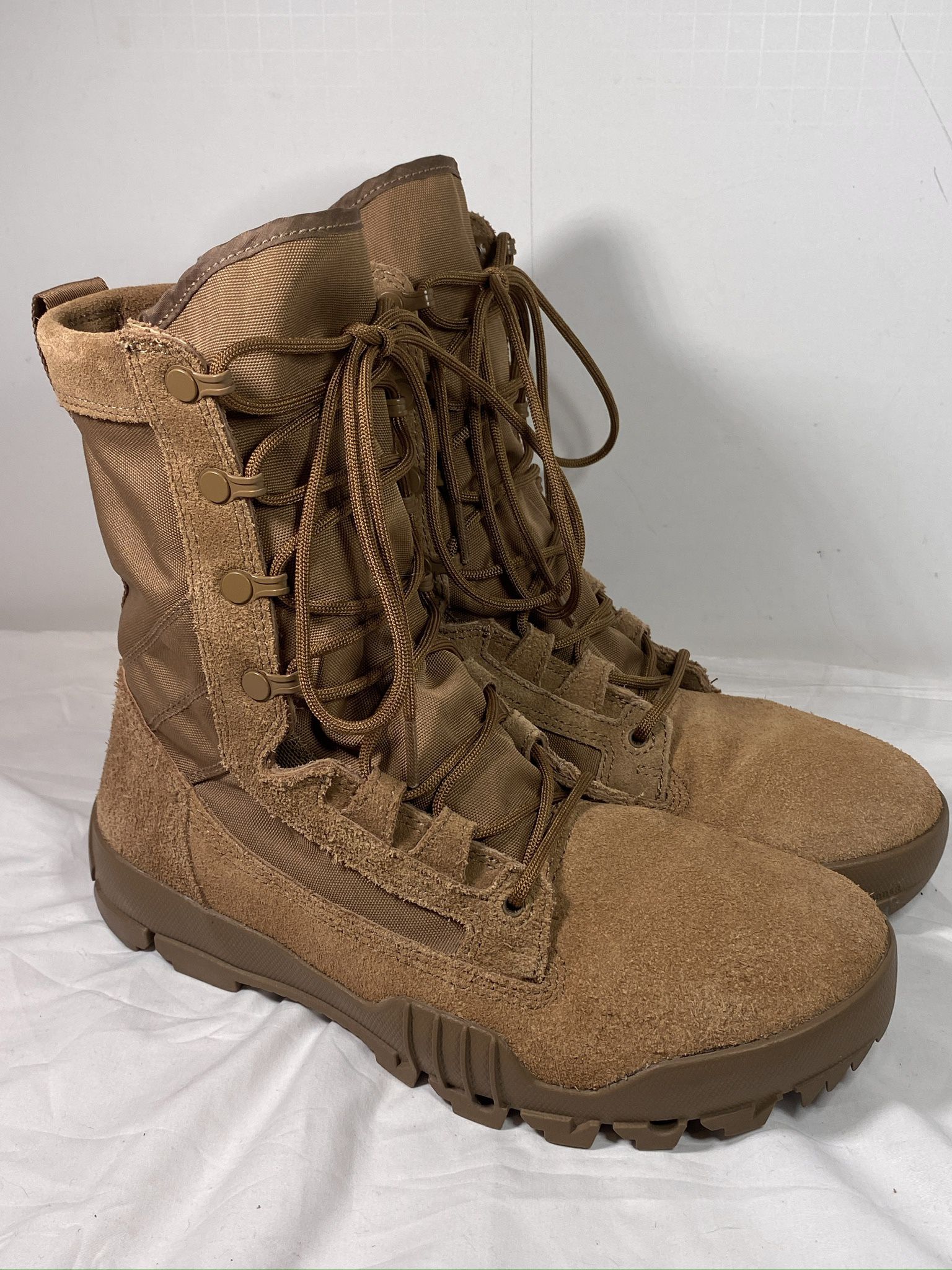 Nike VJ Jungle 8" Leather Coyote Brown 828654-900 Tactical Military Boots sz 6