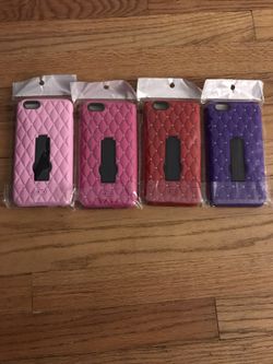 IPhone 6 Plus & 6S Plus Multilayer Protective Cases with Kickstand and Velvet Jeweled Back