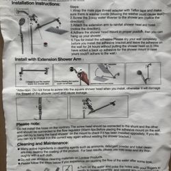 Shower heads and Spray 