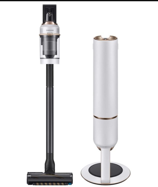 New Bespoke Jet™ Cordless Stick Vacuum with All-in-One Clean Station® in Misty White