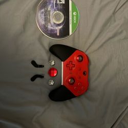 Elite Series 2 Red And Black Controller And Brand New Series X Elden Ring Night reign Game 