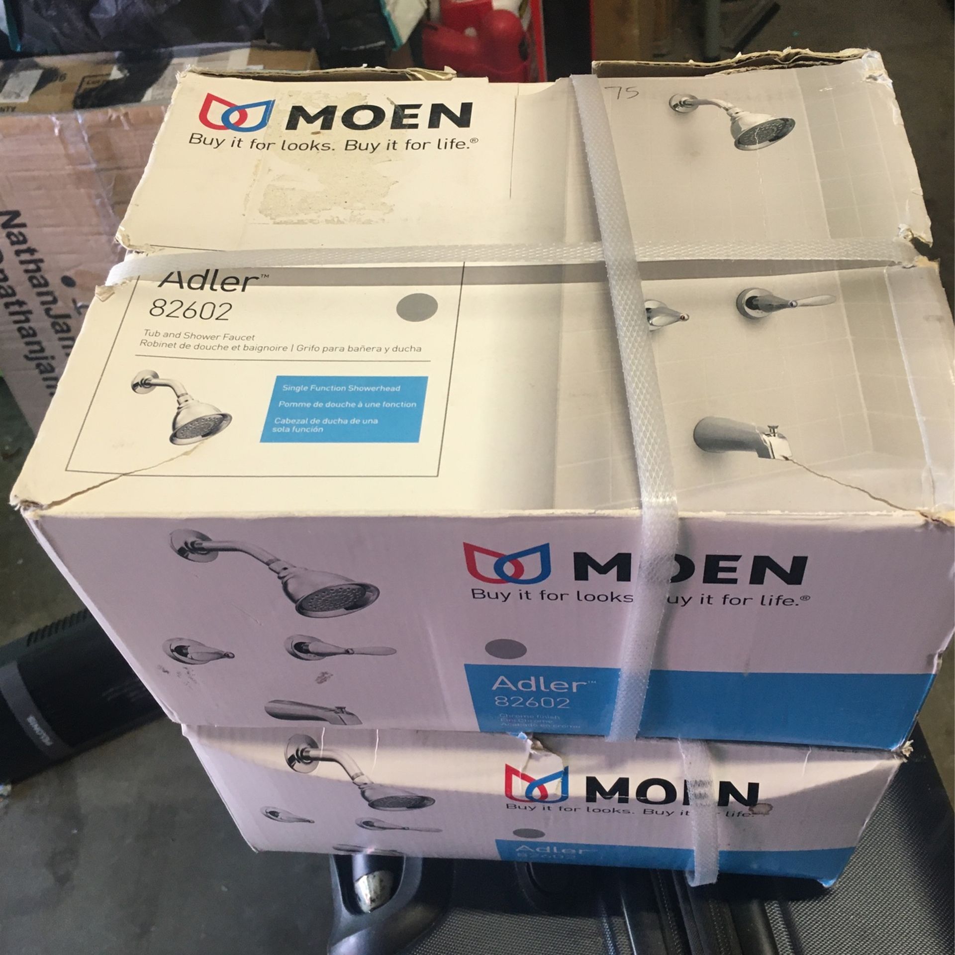 moen tub and shower kit