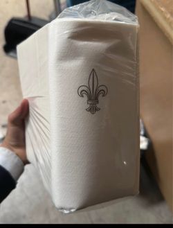Paterson 17x17 White Linen Cloth – 500 Count