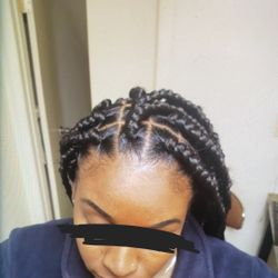 Large Box Braids $150