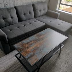 Sectional Couch With Pull Out Bed And Table