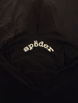 Sp5der Black Hoodie XL
