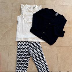 Janie And Jack And J.Crew Top And Bottom