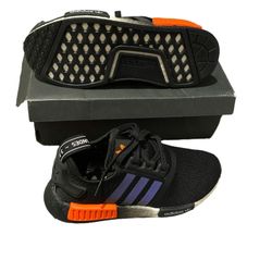 Adidas FW0186  Nmd_RJ. Kid's unisex Sneakers - size 3½ Black damaged box