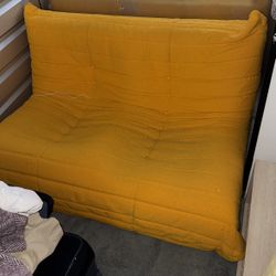 53.15" Velvet Armless Loveseat