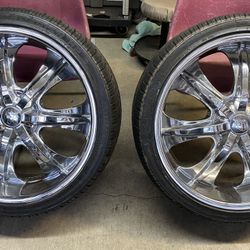 22’ Chrome Rims