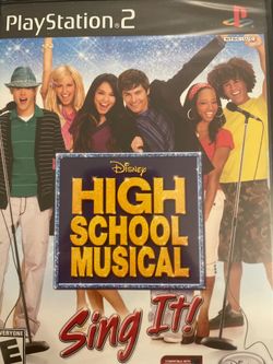 Disney’s HIGH SCHOOL MUSICAL Sing It! (PlayStation 2) NEW!