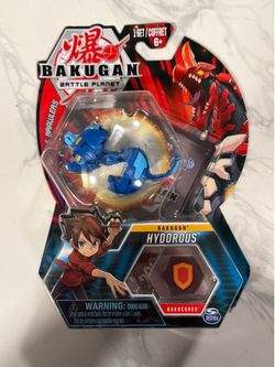 Bakugan Hydorous Blue Spin Master 2-Inch Figure w/ Trading Cards
