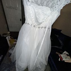 White Formal Dress 