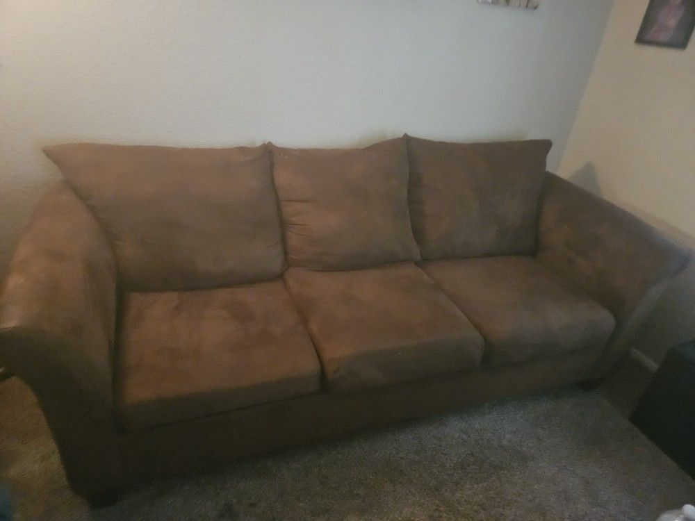 Brown Couch, Needs to go!