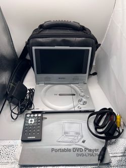 Samsung DVD-L75 Portable DVD Player 7” Screen Battery Included