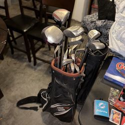 Golf Club Set Of 15 With Golf Bag