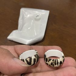Leopard Print Silicone Rings