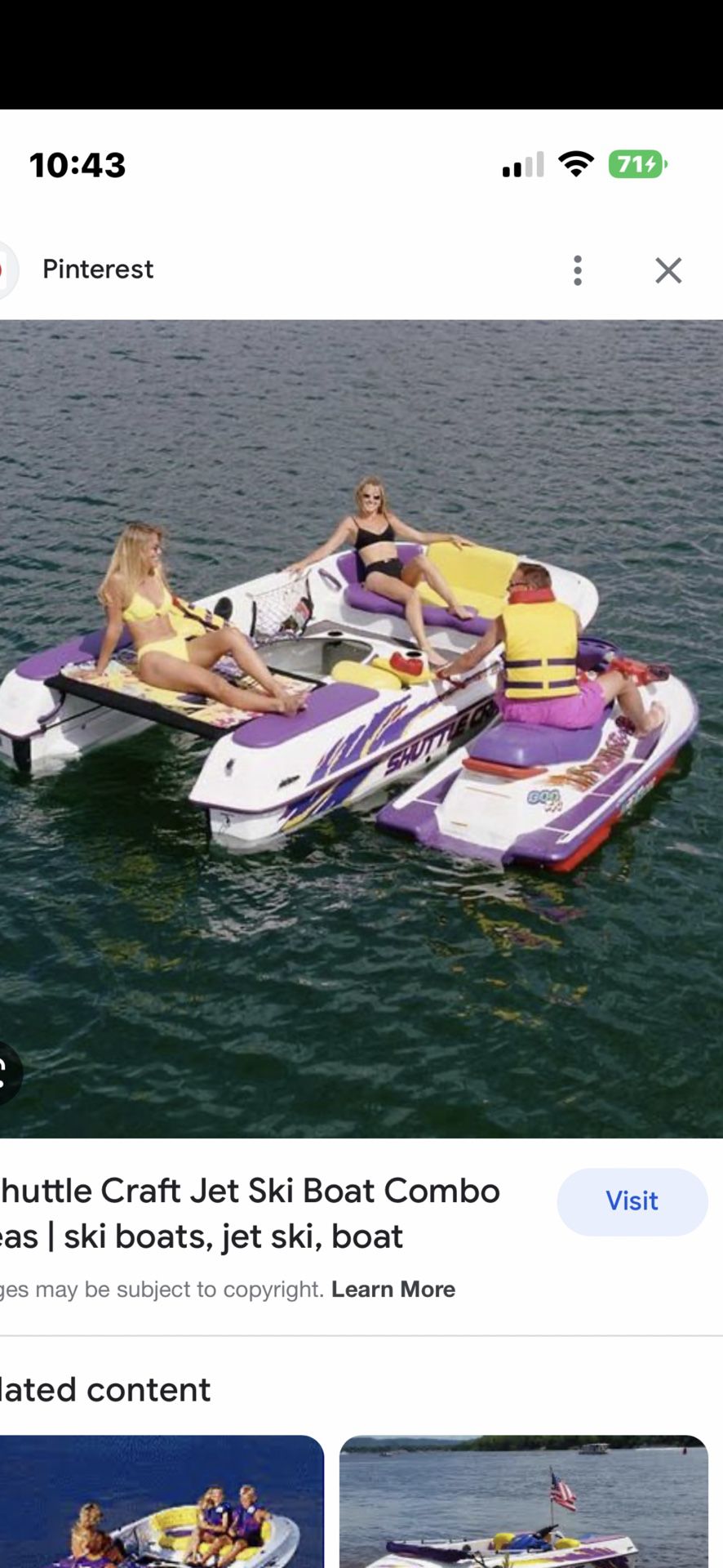99 Seadoo GTS And Shuttle Craft Attachment