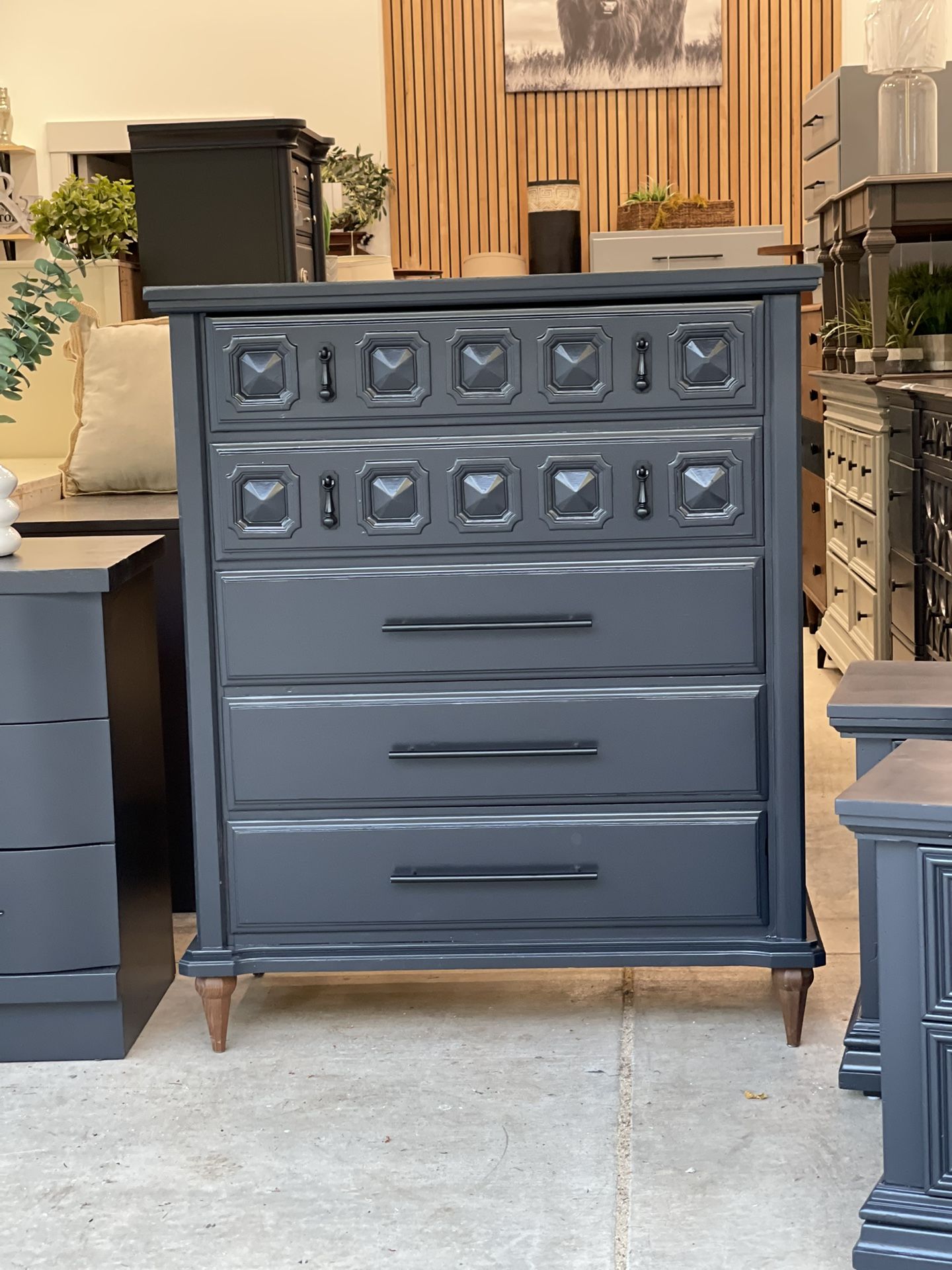 Hi Boy Modern Tall Dresser