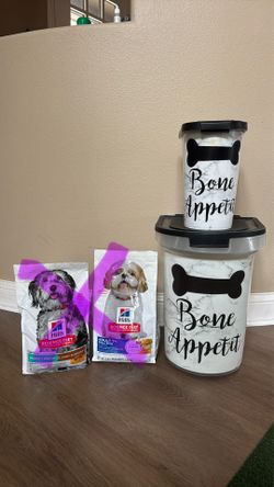 Paw Prints Dog Food Storage Containers