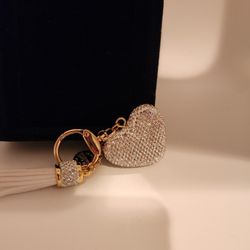 Bling Heart Keychain 