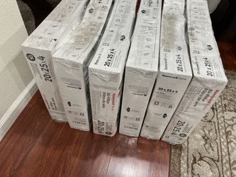 Lot of 6 Honeywell air-filter 20x25x4 MERV 12 Brand new  super deal