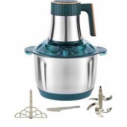 5L Electric Meat Grinder, Stainless Steel Dough Machine, 500w Strong Food Processing Machine, 5-Speed Mode, Used For Dough Stirring, Onion, Meat, Nuts
