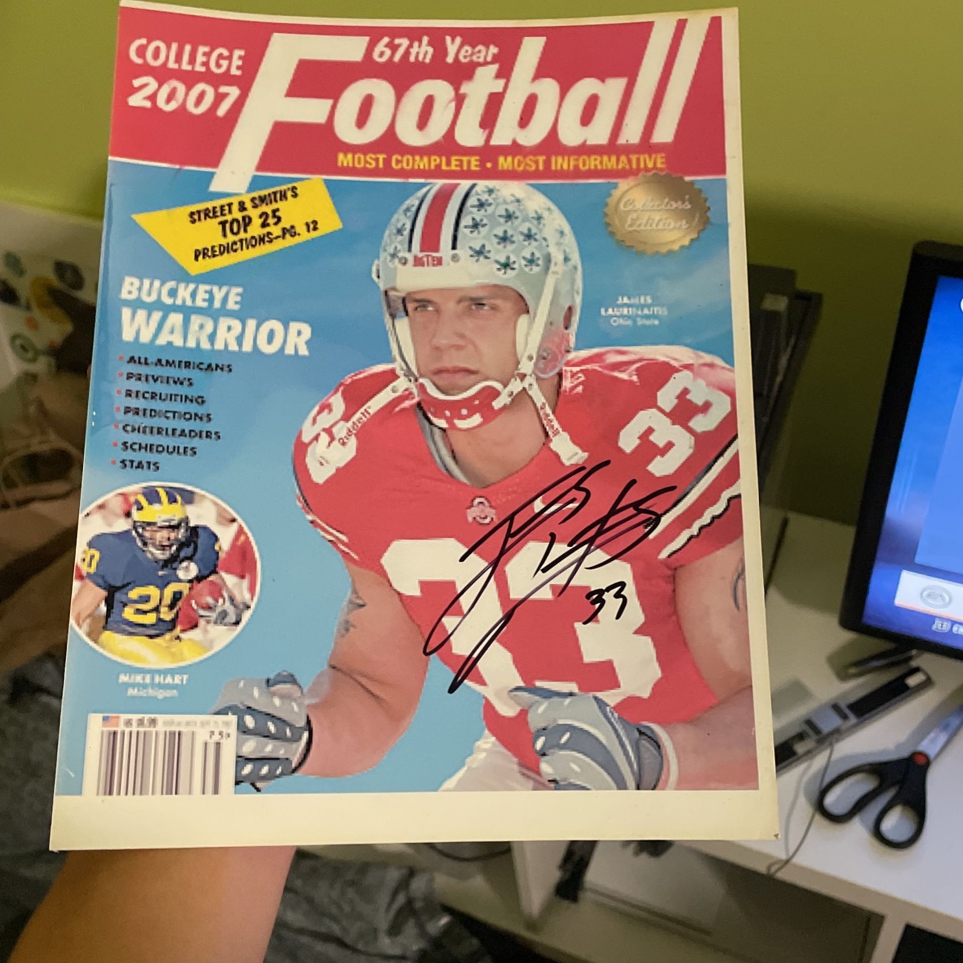 Signed OSU retro Poster