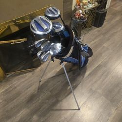 MEN'S COMPLETE GOLF SET WITH GOLF STANDBAG ( 11 CLUBS SET)