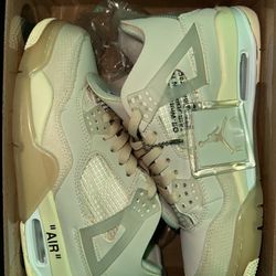 Jordan Retro 4s Off-White Sail