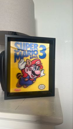 Super Mario Bros. 3 Framed Shadow Box Art