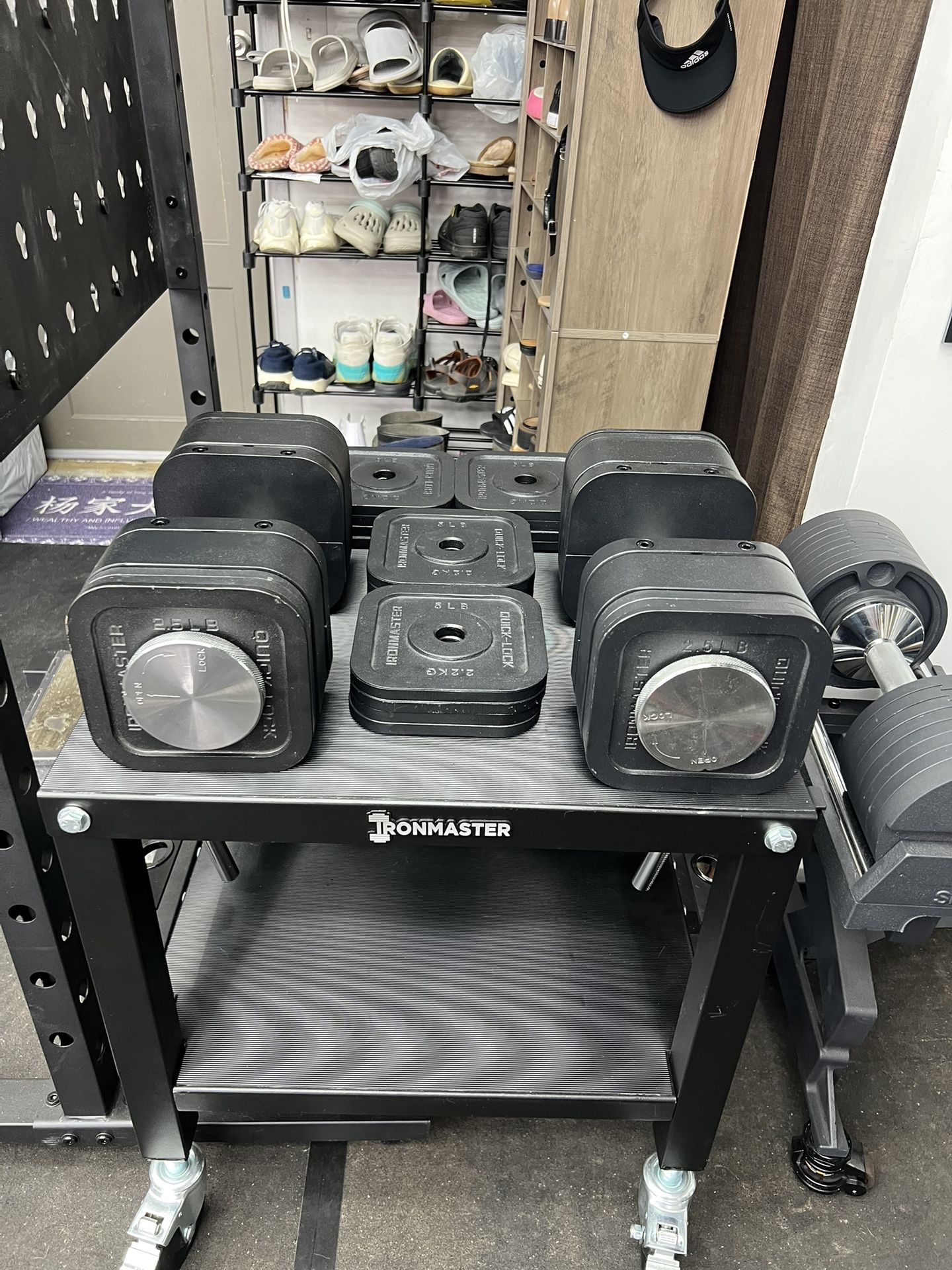 Ironmaster Dumbbells With Stand