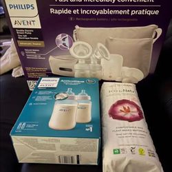 Philips Avent Double Electric Breast Pump - Brand New in Box, with free gifts